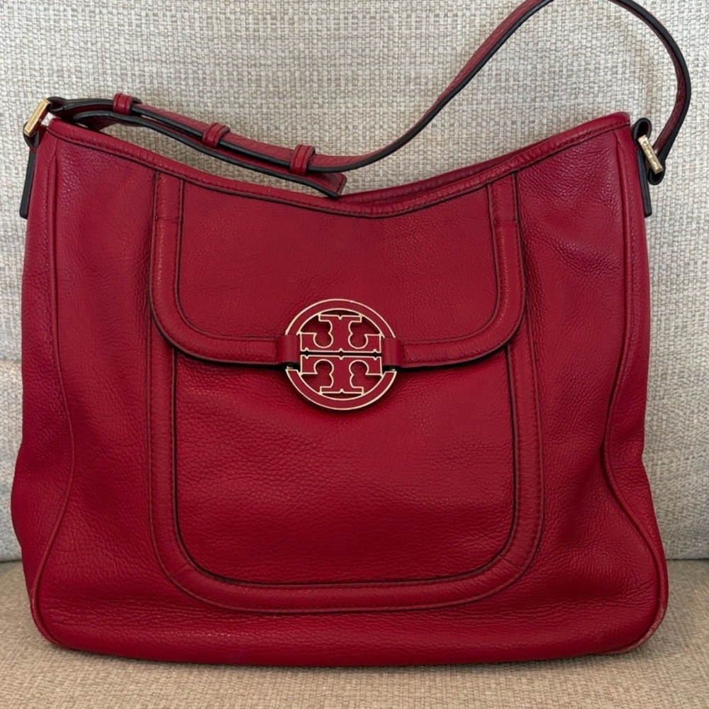 Tory Burch Cherry Red Shoulder Bag